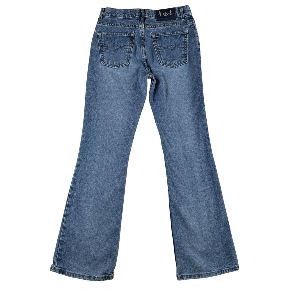 Vintage L.e.i. Jeans Womens 7 28x32 Medium Wash Mid Rise Bootcut 100% Cotton Y2K